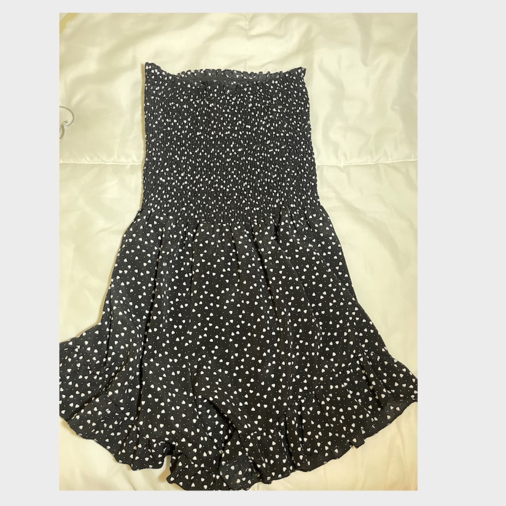 Strapless Polka Dot Romper